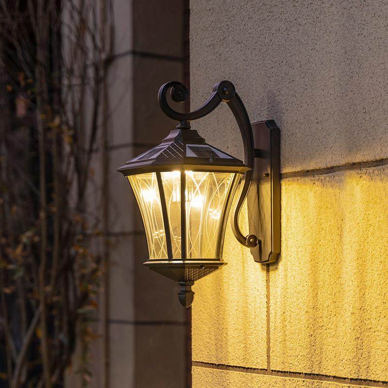户外防水花园别墅太阳能壁灯欧式庭院露台灯室外大门阳台墙壁灯,家装灯饰光源,户外壁灯,淘宝优惠券,粉丝福利购,淘宝优惠卷