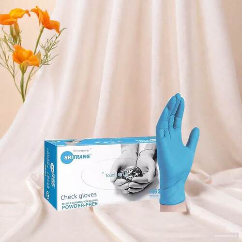施睿康一次性丁腈手套橡胶乳胶检查加厚耐用科研口腔N920