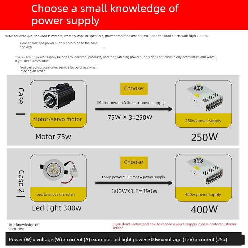 明纬S-350W40A直流开关电源盒220转5V12V24V36V48V变压器转换模块