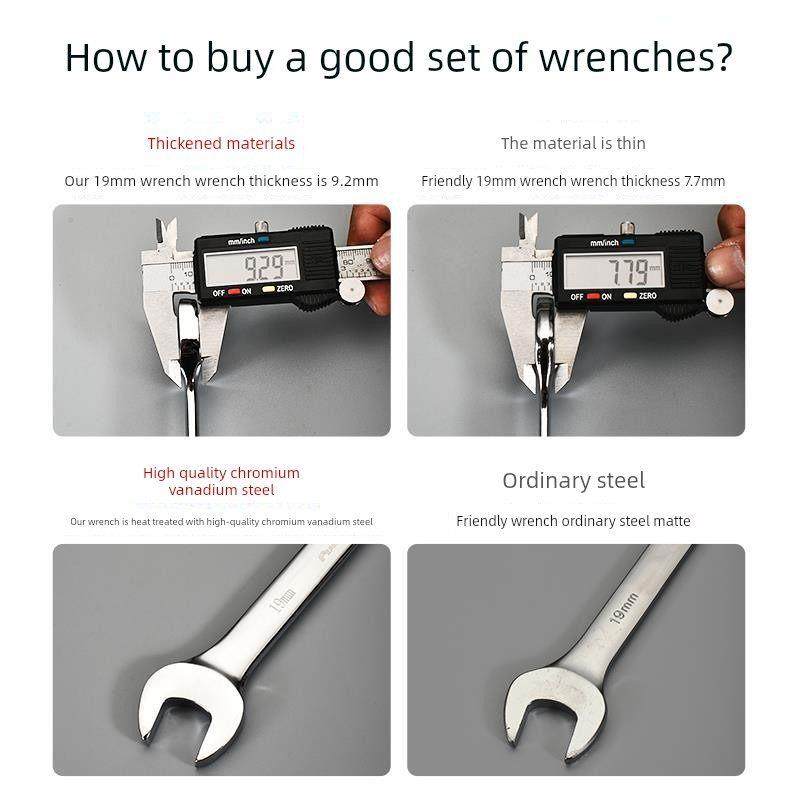 德国进口双头双向棘轮扳手活口梅花开口设计汽修专用两用工具,五金/工具,两用扳手,淘宝优惠券,粉丝福利购,淘宝优惠卷