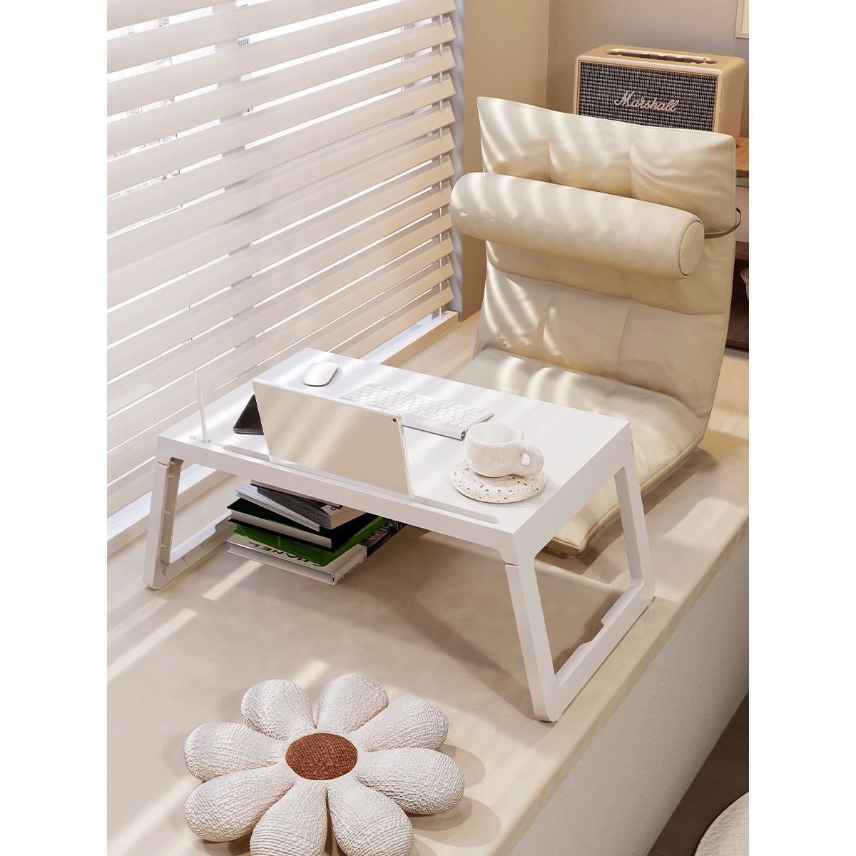 飘窗小桌子折叠炕桌小书桌卧室窗台榻榻米矮桌学生宿舍床上学习桌