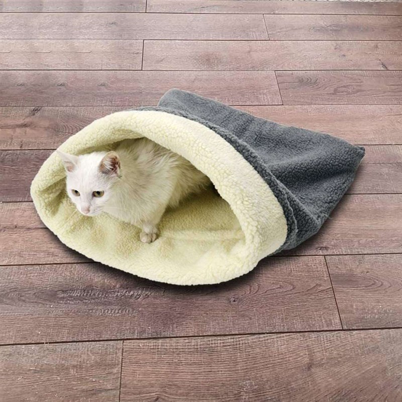 宠物猫睡袋封闭式宠物窝猫屋深度睡E眠狗窝网红款冬季保暖可爱猫