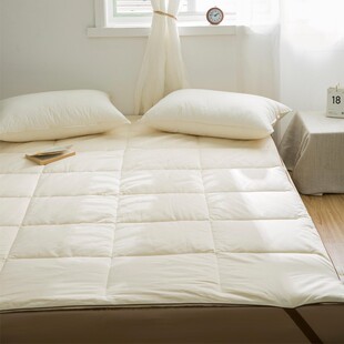 A类新疆棉花床垫软垫宿舍垫被棉褥子床褥垫双Q人纯棉加厚床套棉絮