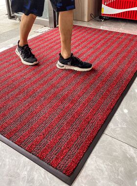 店门口地毯丝绒吸l水商用商铺店面室内地垫入户门垫进门防滑脚垫