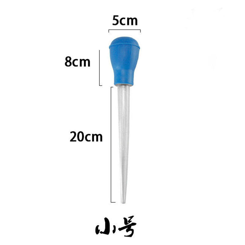 多功能迷你换水器吸便器小型鱼缸换水吸除粪便吸管喂食器排水器