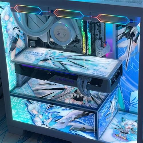 机箱灯板 发光板 信仰灯 侧板挡板 装饰板 显卡T背板幻彩流光定制