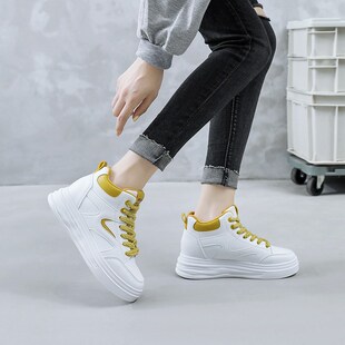 【定制】W1773冬季2022新款加绒厚底小白鞋韩版百搭网红休闲鞋女