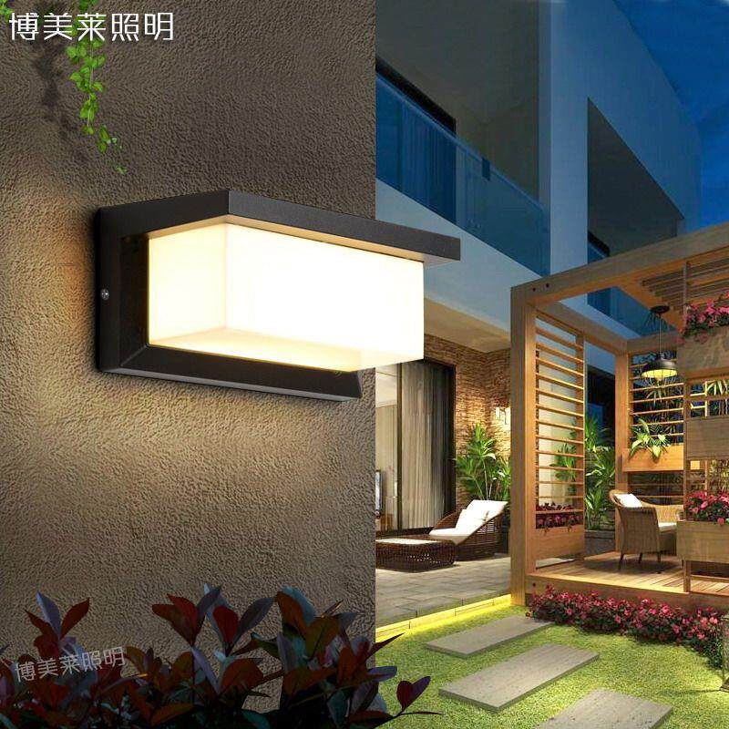 壁灯户外防水LED欧式创意过道室外墙灯庭院露台门头灯阳台楼梯灯