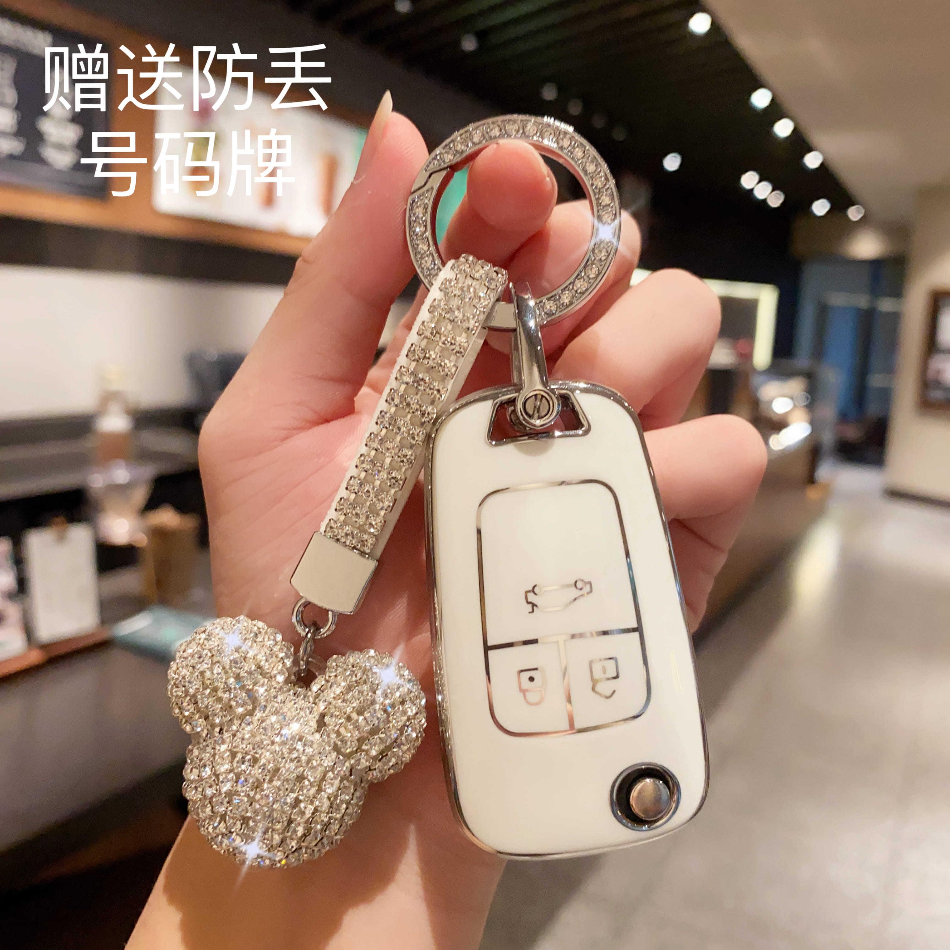 适用别克英朗车钥匙套21款折叠君越君威壳昂科拉威朗gt阅朗包扣女