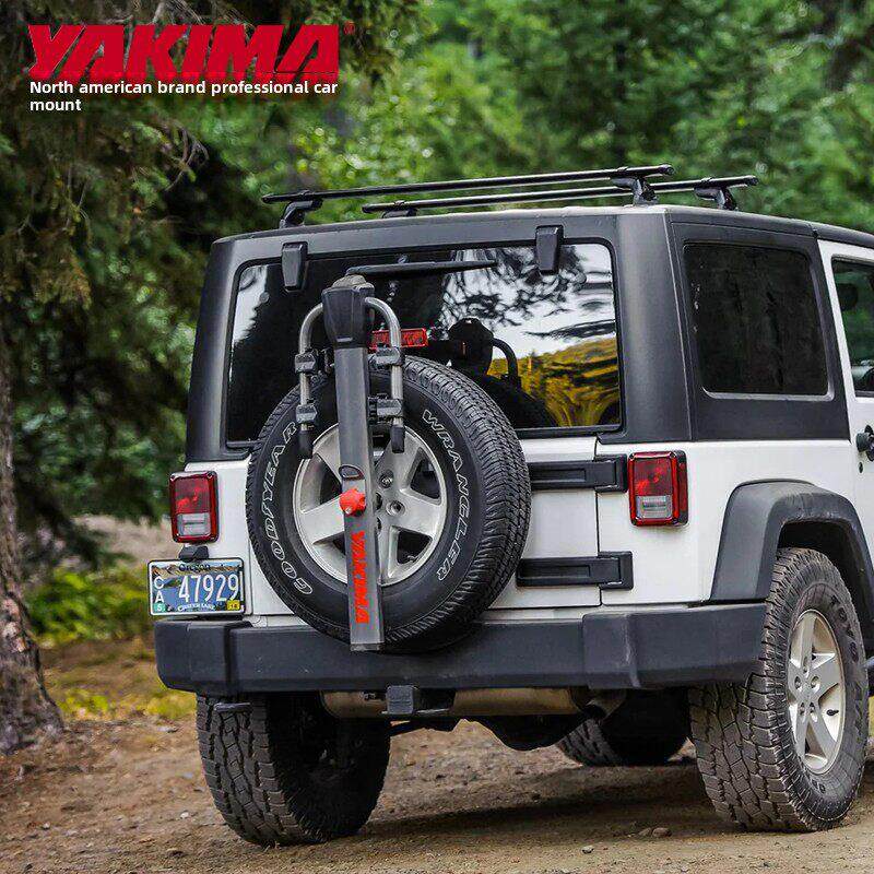 雅基马备胎自行车架汽车霸道牧马人Jimny Bj40大剑后挂备胎架