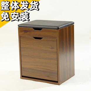 门口40cm翻斗小鞋柜穿鞋凳坐凳一体入户门可坐软包换鞋凳免安装