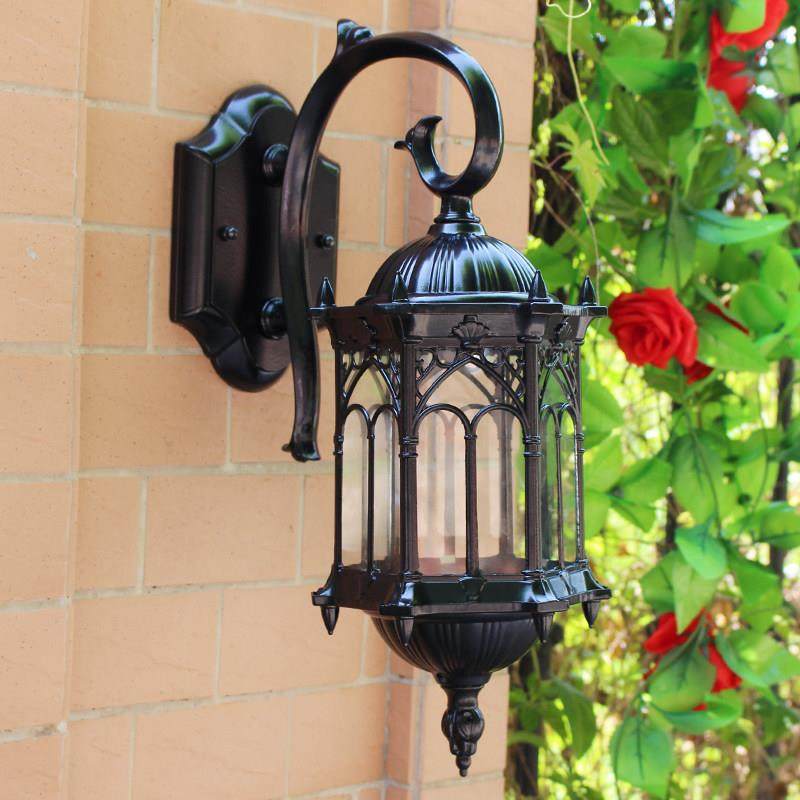 欧式庭院灯LED防水户外壁灯 覆古过道楼梯走廊灯创意花园阳台路灯