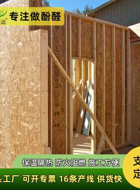 SIP保温板阻燃防火装配式住宅隔断板保温结构一体板定制多种厚度