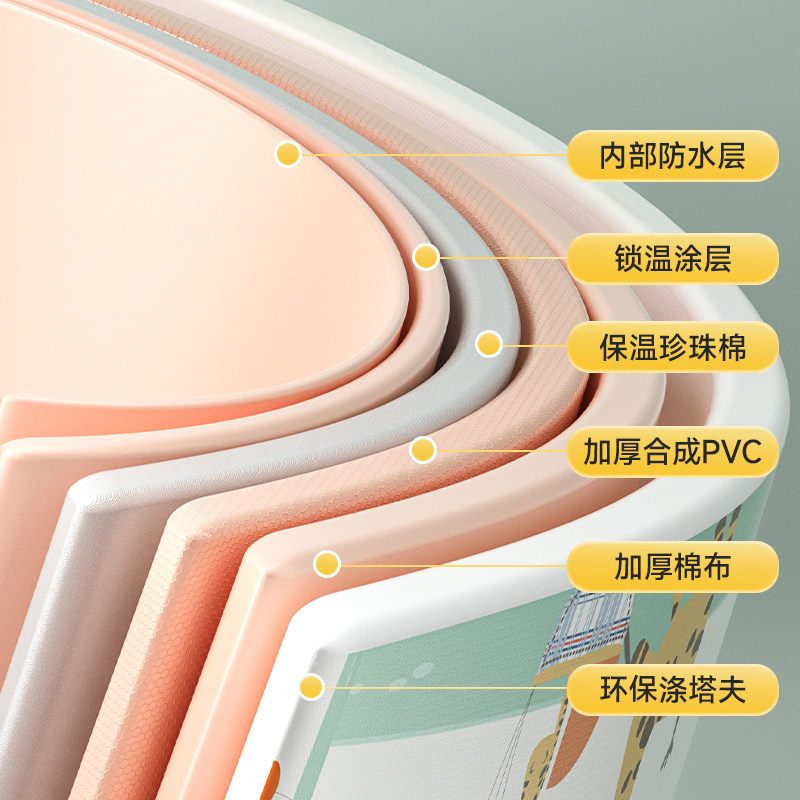 婴儿游泳桶家用宝宝游泳池洗澡沐浴大人可坐可折叠大号儿童泡澡桶