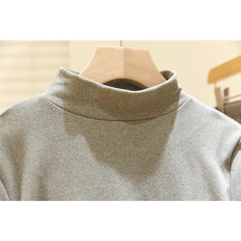哺乳保暖内衣秋冬季孕妇秋衣产后喂奶加绒高领长袖上衣孕期睡衣女