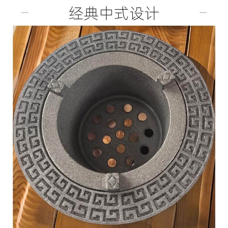铸铁炉膛生铁内胆碳炉炉风炉烧炭炉小火炉铁炉膛橄榄炭碳炉茶配件