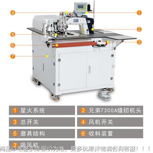 叉衩宝剑头压折边缝 PZN02机薄厚料车三角尖大袖 自动衬衣小袖 缝LF