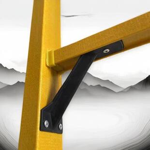 绝缘人字梯工税升降梯子配件通用固定加固D型支撑板斜撑拉杆条厚