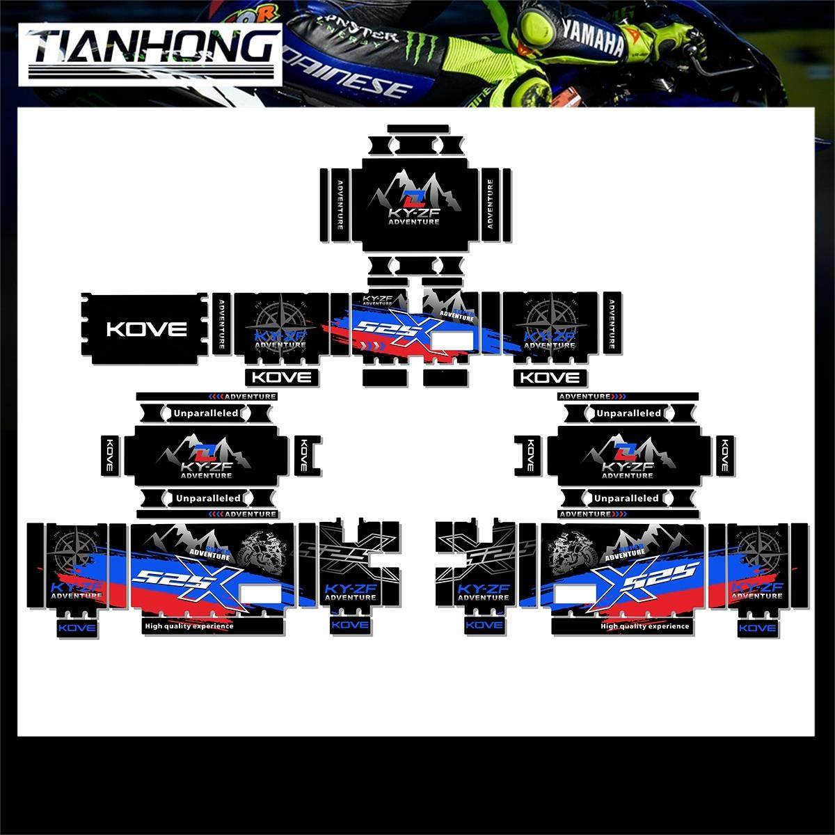 适用于 于机车凯越X 500X 525X三箱边箱反光防水版画 画贴纸贴花,摩托车/装备/配件,贴纸/贴膜,淘宝优惠券,粉丝福利购,淘宝优惠卷