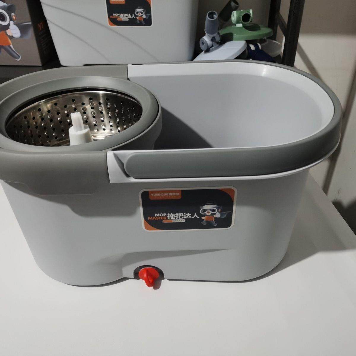 玥博洁旋转拖把单独桶免手洗家用一拖净甩干地拖自动脱水墩布桶