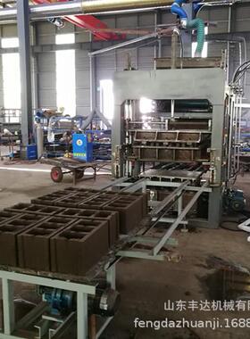 产量1000块一小时QT6-15 全自动空心砖机 hollow block半自动