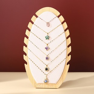 项链展示架挂锁骨链吊坠挂件收纳架摆摊饰品架小众设计脖子挂饰架