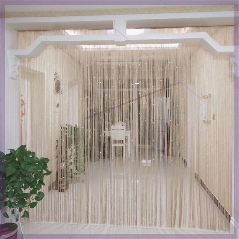 线帘门帘隔断水晶珠帘装饰客厅隔断帘玄关帘挂帘卧室屏.风流苏帘
