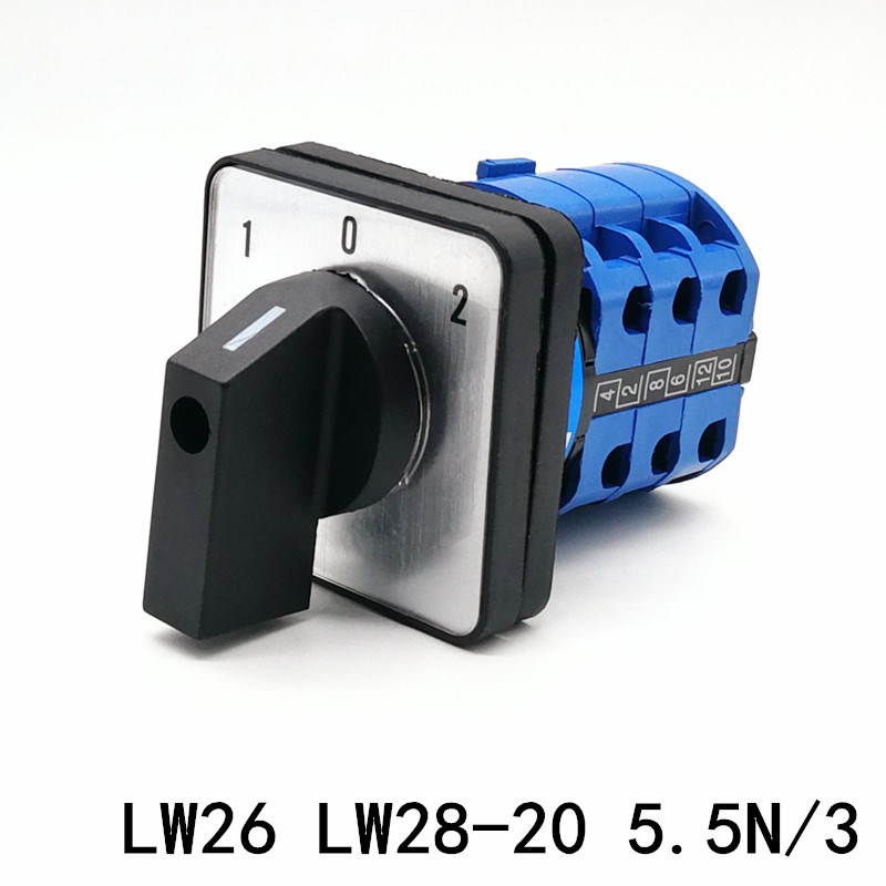 LW26-20 5.5N/3 sLW28-20 万能转换开关 电源切换 三相电机正反转