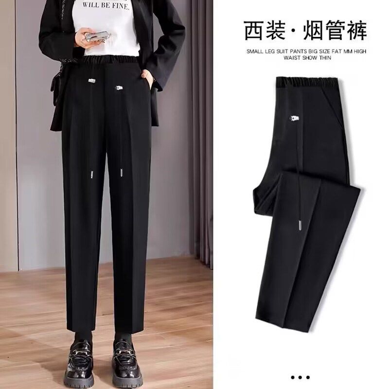 孕妇裤子女夏季薄款外穿抽绳烟管裤无托腹直筒九分裤职业装西装裤,孕妇装/孕产妇用品/营养,孕妇休闲裤,淘宝优惠券,粉丝福利购,淘宝优惠卷