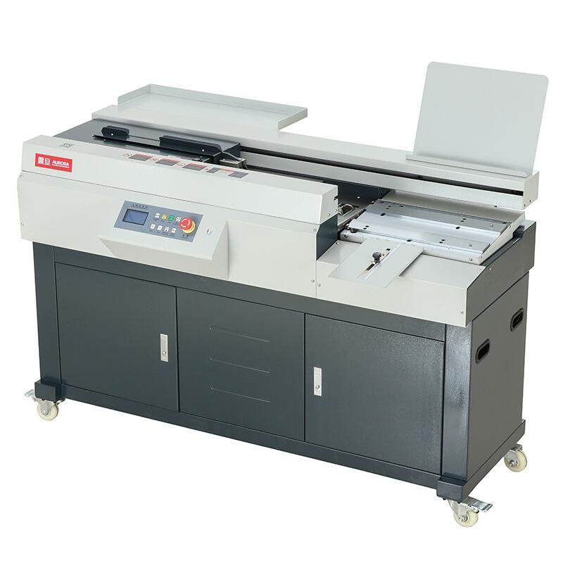 AM60M-A3 全自动柜式无线胶装机A3幅面 热熔胶粒装订机60mm