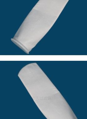 2号PP过滤袋工业循环水去杂质口径180长度820mm内翻塑料圈热熔