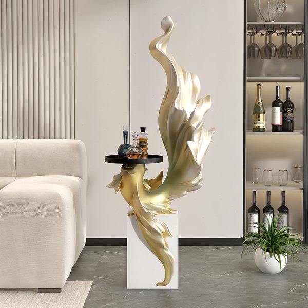 轻奢锦鲤客厅落地摆件高档茶几家居饰品电视柜沙发旁开业乔迁礼物,家居饰品,落地摆件,淘宝优惠券,粉丝福利购,淘宝优惠卷