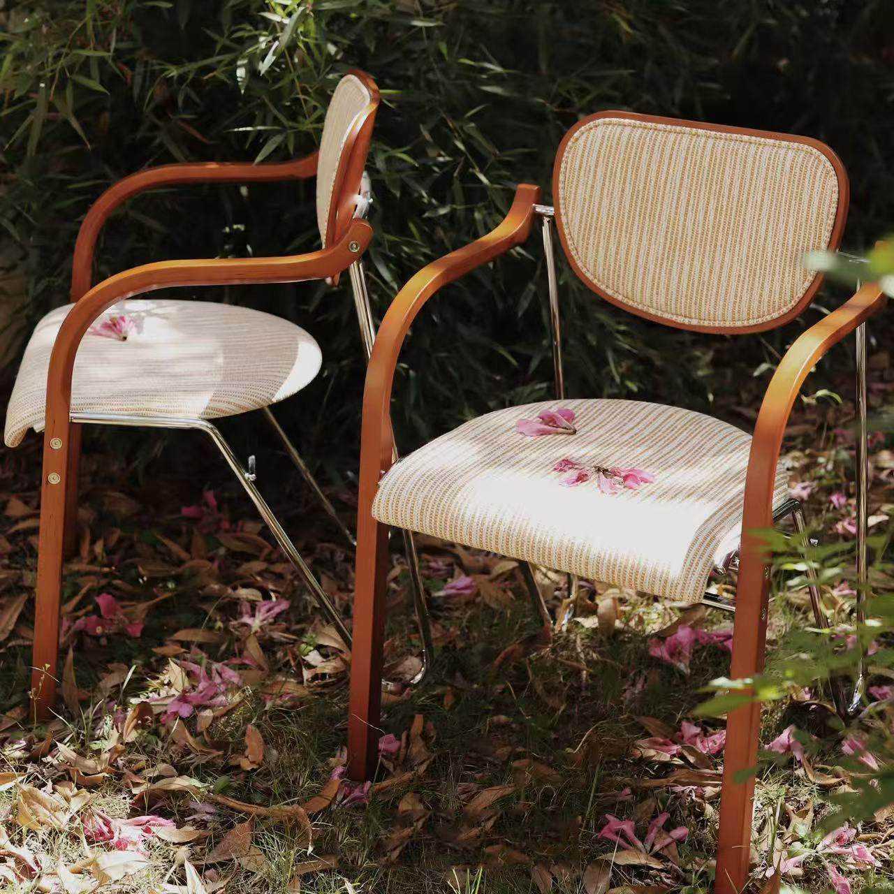 中古法式覆古餐椅实木软包客厅饭厅不锈钢扶手椅办公休闲 靠背椅,住宅家具,餐椅,淘宝优惠券,粉丝福利购,淘宝优惠卷