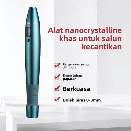 新款美容院电动微针导入仪纳米微晶笔中胚层浅导MTS飞梭仪器F6S