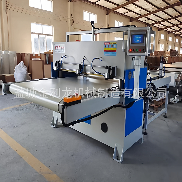 玻纤布自动送料裁断机裁剪机玻纤棉四柱冲切机下料机扪床