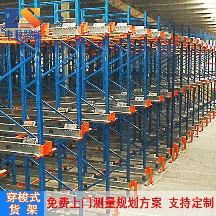 惠州货架厂生产穿梭式货架配合智能穿梭车多层立体高位高密度存储