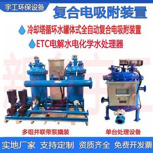电解旁流水处理设备冷却塔电化学ECT罐体式全自动复合电吸附装置