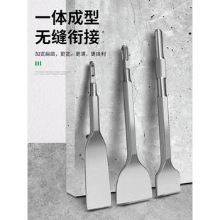 电锤冲击钻头方柄圆柄六角柄超薄扁凿子镐钎电镐头铲子凿开槽穿墙