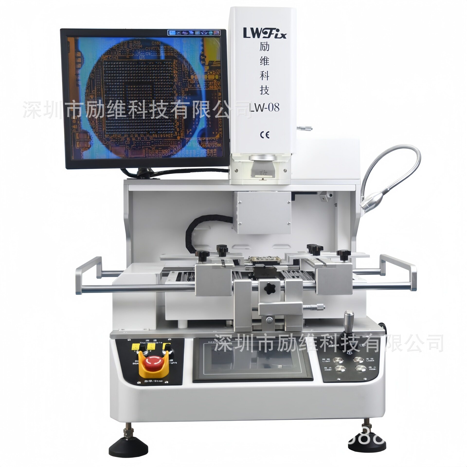 励维LW-08 BGA返修设备 新能源汽车控制器维修平台 光学定位