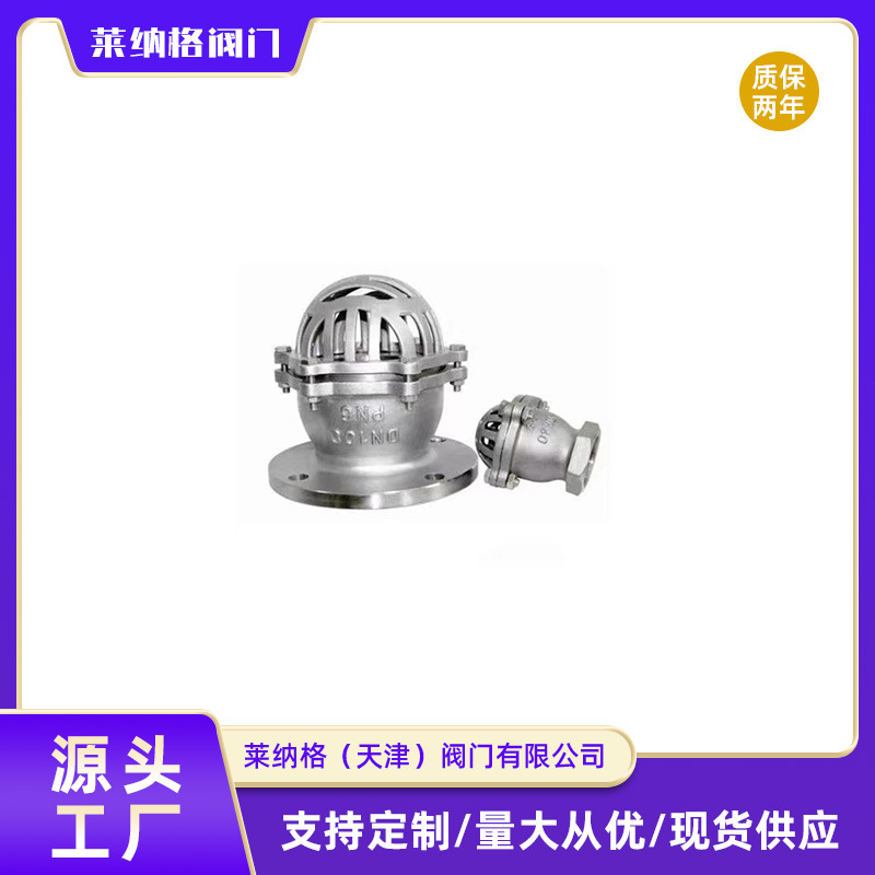 底阀H42H/X/W-16P不锈钢304底阀法兰底阀丝口底阀水泵莲蓬头