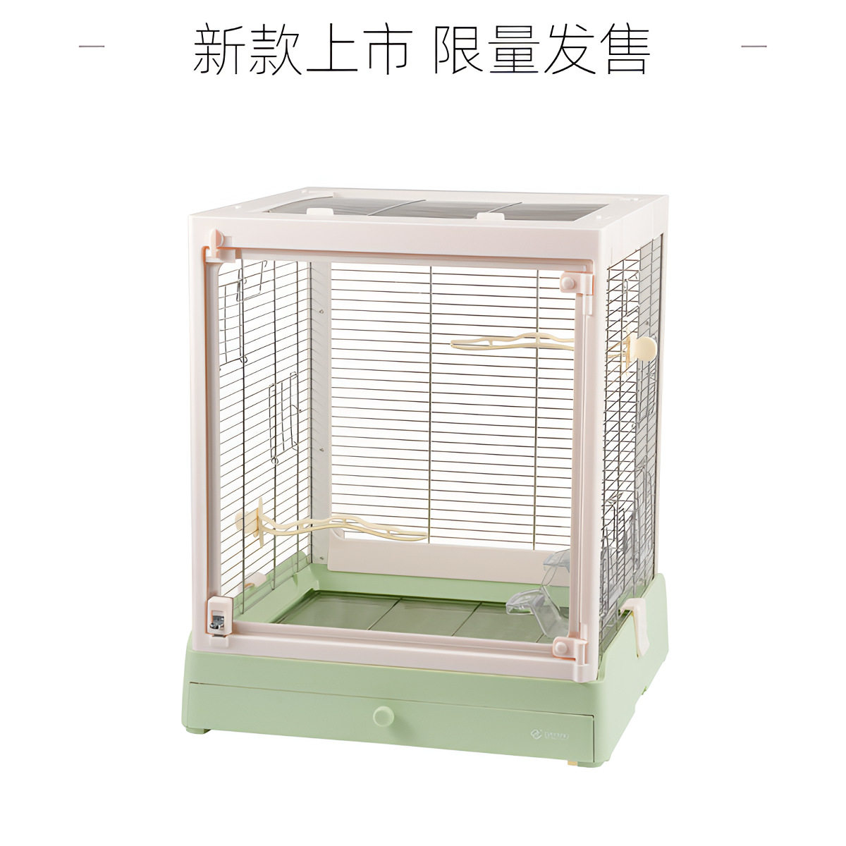 达洋B5002鸟笼防逃可叠加铁丝宠物笼虎皮牡丹文鸟家用小型鹦鹉笼