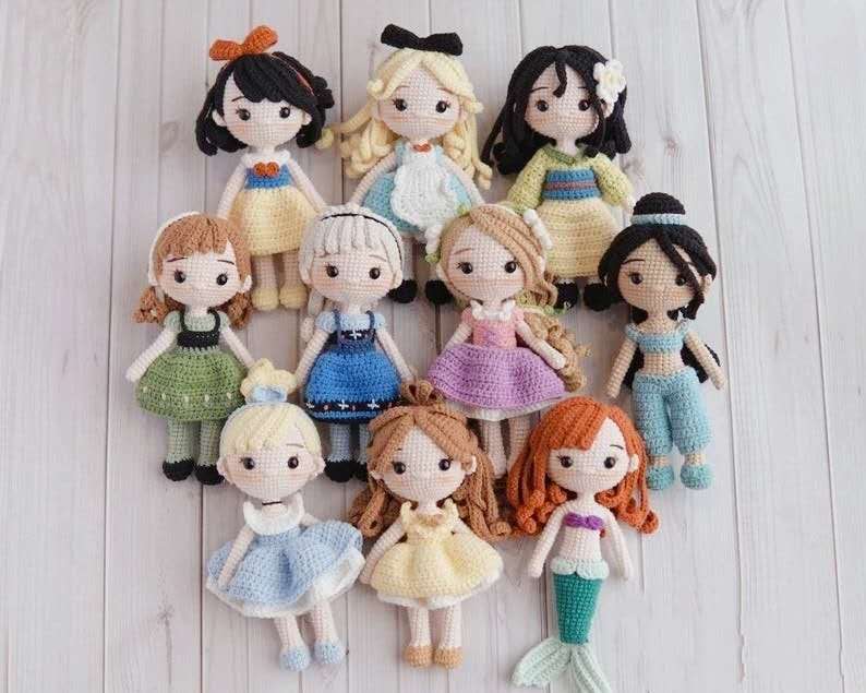 迪士尼公主系列玩偶DIY定制