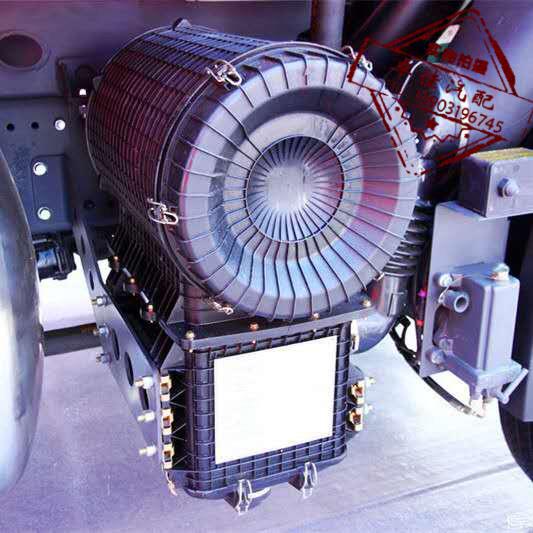 2845沙漠空气滤芯器总成适配解放J6P工程倾卸车一汽柳特空气滤芯