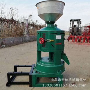 砂輥研磨碾米機 效率高電動去皮碾米機 立式 貴州水稻脫殼鮮米機