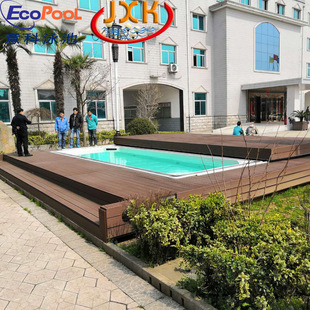 意科电动泳池盖移动盖保温盖平移盖钢结构自动泳池盖源头厂家