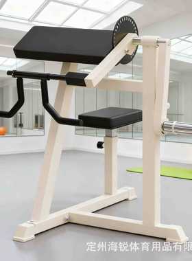 Commercial biceps strength training device for triceps