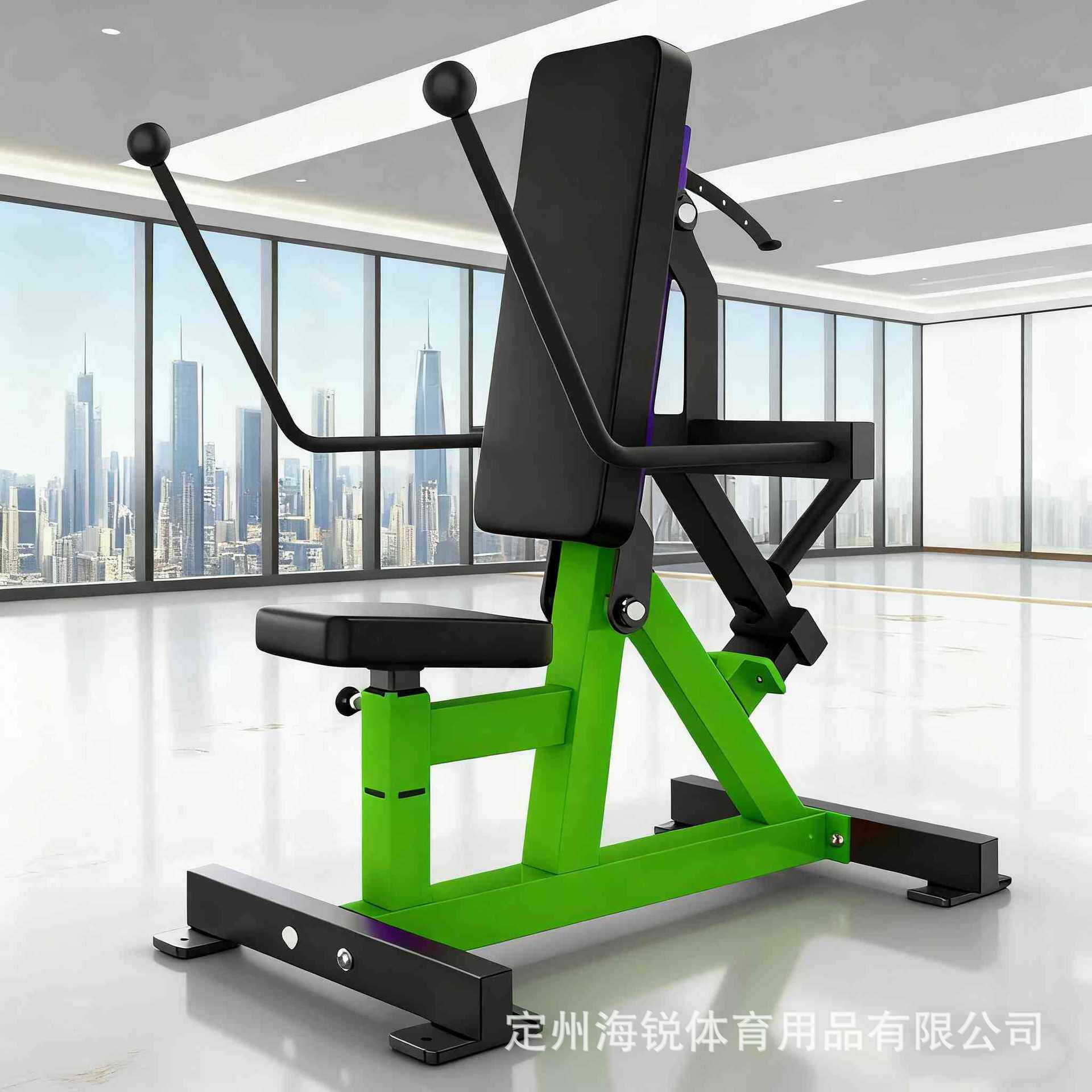 Gym fitness bodybuilding triceps push-down training machine