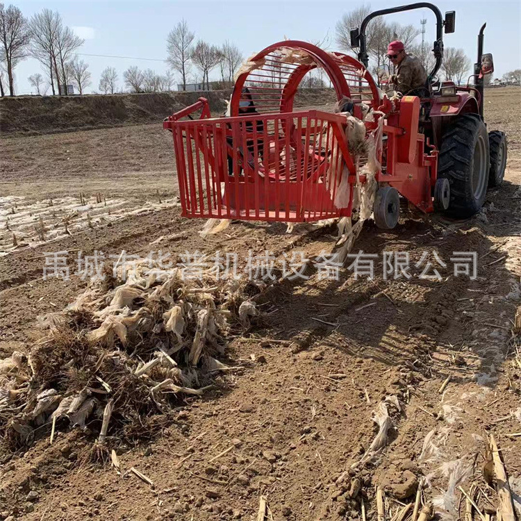 石头砖块捡拾回收机残膜捡拾回收一体机液压搂膜机地膜收集框