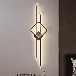 北欧极简现代客厅卧室背景墙壁灯走廊过道玄关灯阳台长条床头灯具