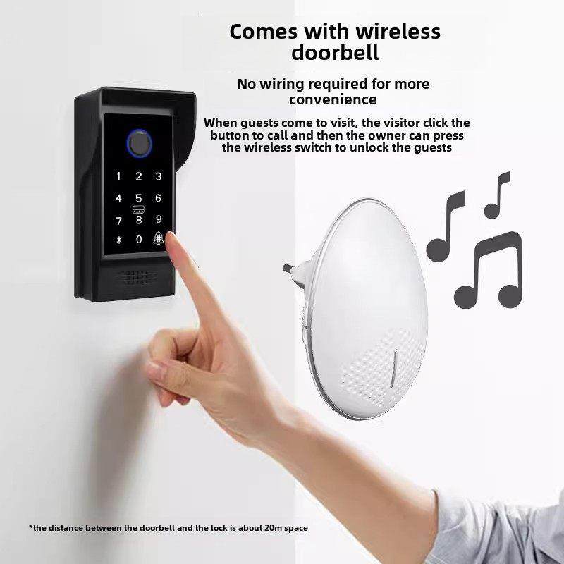 狼管家老式机械锁改装出租屋学生宿舍升级密码指纹遥控手机远程开